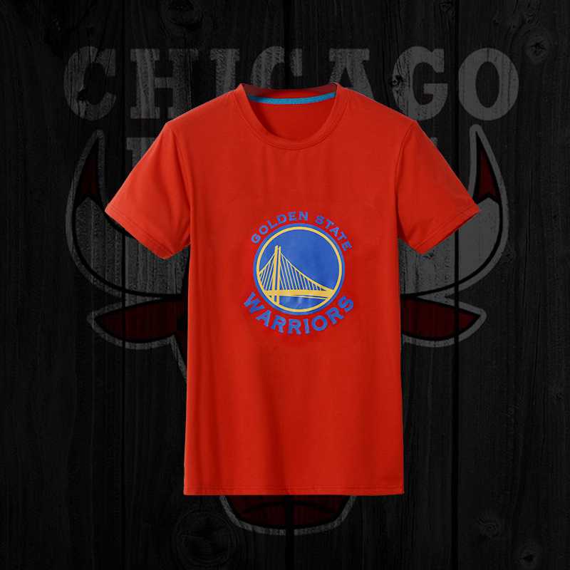 Men's Warriors Fresh Logo Red Short Sleeve T-Shirt FengYun,We sell and wholesale Men's Warriors Fresh Logo Red Short Sleeve T-Shirt FengYun on line form chian!